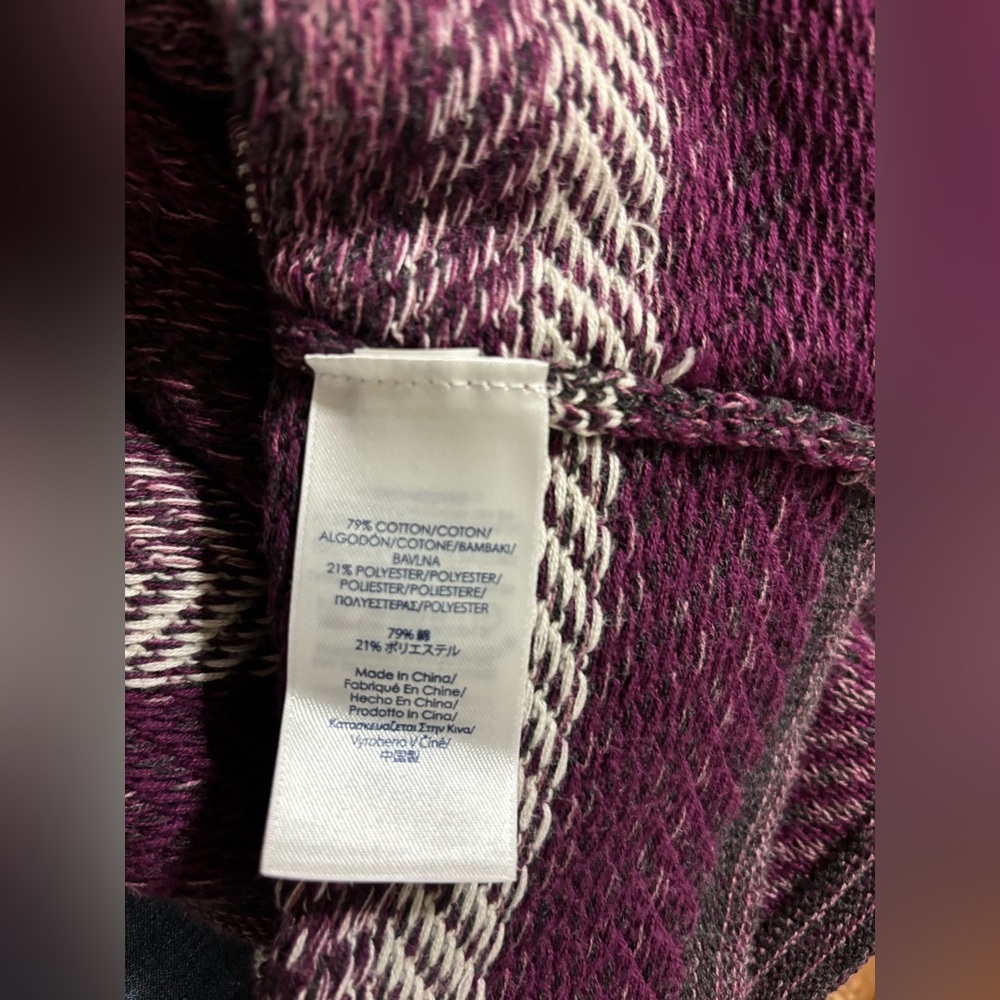 Chaps Purple’s Burgundy Sweater - Picture 7 of 10